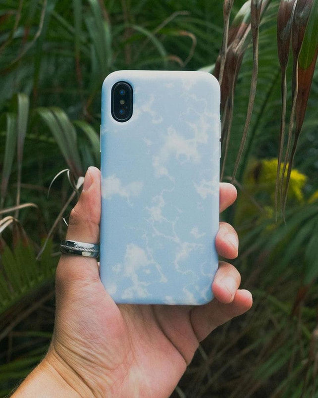 Light Blue Skies | Marble Clouds Case iPhone Case get.casely