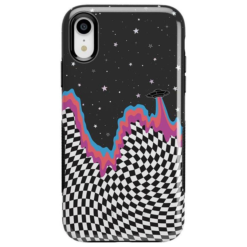 Long Strange Drip | Checkered Space Case iPhone Case get.casely Bold iPhone XR 
