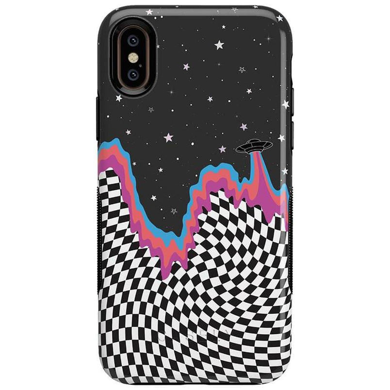Long Strange Drip | Checkered Space Case iPhone Case get.casely Bold iPhone XS Max 