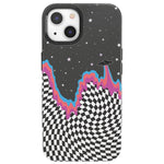 Long Strange Drip | Checkered Space Case iPhone Case get.casely Bold + MagSafe® iPhone 13 