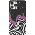 Long Strange Drip | Checkered Space Case iPhone Case get.casely Classic + MagSafe® iPhone 13 Pro Max 
