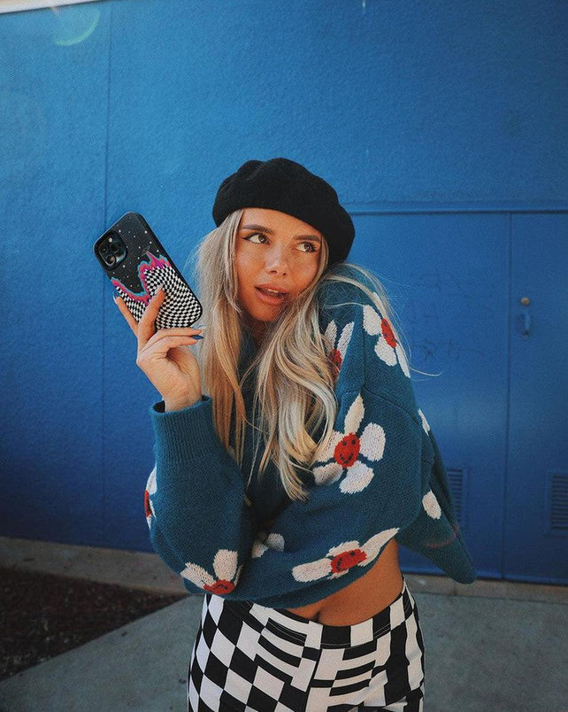 Long Strange Drip | Checkered Space Case iPhone Case get.casely 