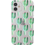 Lookin' Sharp | Cactus Patterned Clear Floral Case iPhone Case get.casely Classic iPhone 12 