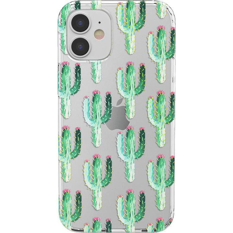 Lookin' Sharp | Cactus Patterned Clear Floral Case iPhone Case get.casely Classic iPhone 12 