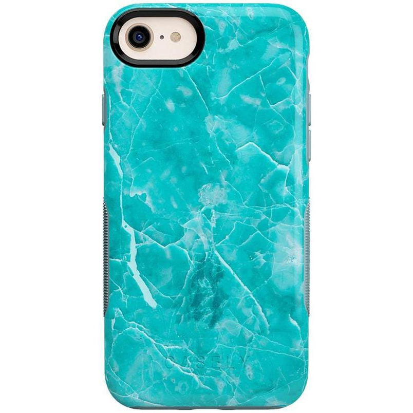 Lost at Sea | Teal Blue Seaglass Case iPhone Case get.casely Bold iPhone 6/7/8 