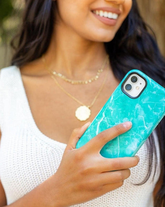 Lost at Sea | Teal Blue Seaglass Case iPhone Case get.casely 