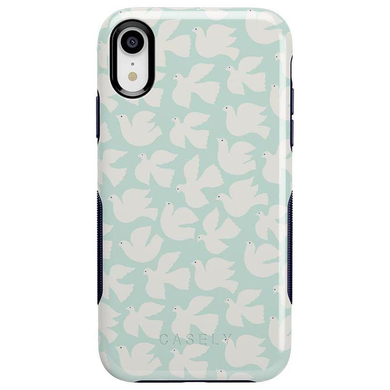 Love Birds | White Doves Case iPhone Case get.casely Bold iPhone XR 