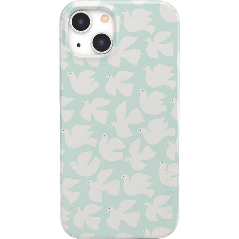 Love Birds | White Doves Case iPhone Case get.casely Classic + MagSafe® iPhone 13 