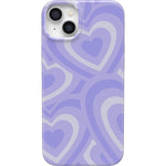 Love Song | Lavender Heart Case iPhone Case get.casely Classic + MagSafe® iPhone 14 Plus