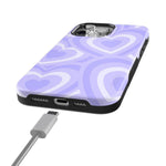 Love Song | Lavender Heart Case iPhone Case get.casely 