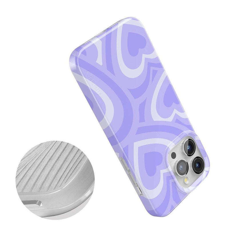 Love Song | Lavender Heart Case iPhone Case get.casely 