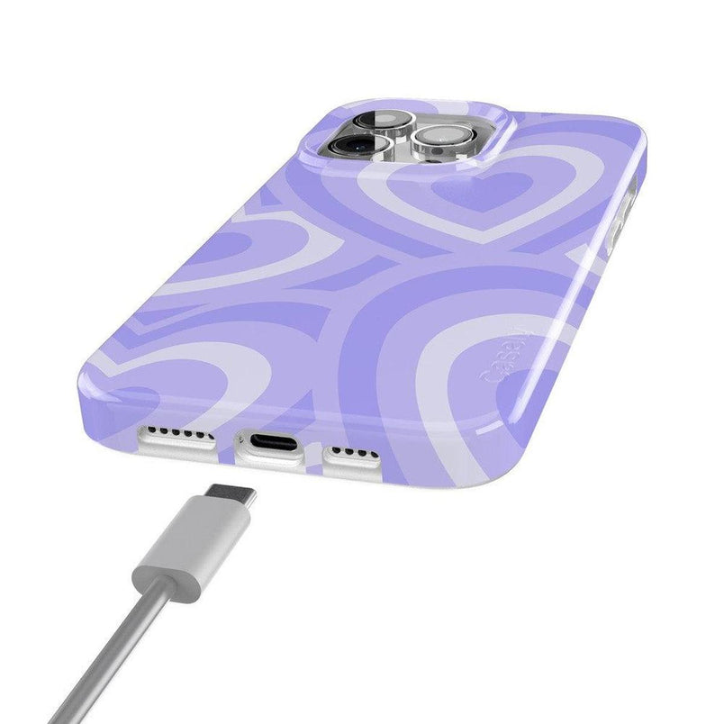 Love Song | Lavender Heart Case iPhone Case get.casely 