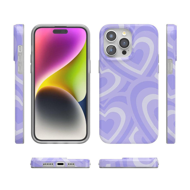 Love Song | Lavender Heart Case iPhone Case get.casely 
