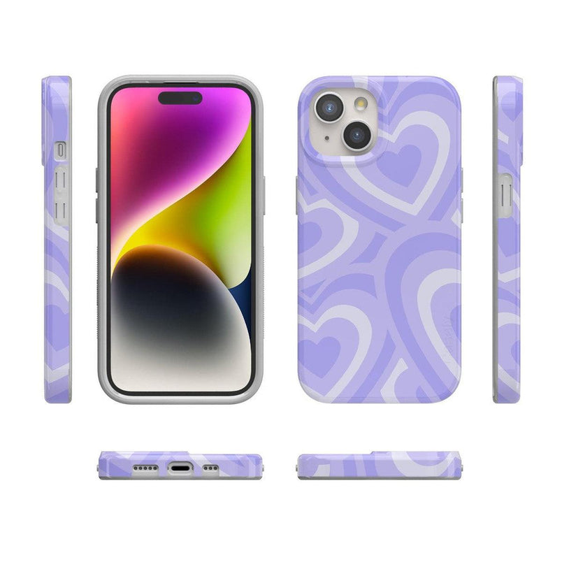 Love Song | Lavender Heart Case iPhone Case get.casely 
