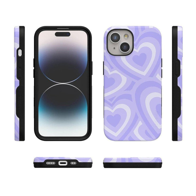 Love Song | Lavender Heart Case iPhone Case get.casely 