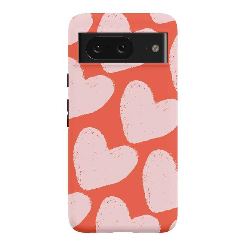 Love You More | Heart Doodle Case Phone Case Casetry Essential Google Pixel 8