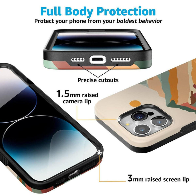 Magic Mountain | Colorblock Case iPhone Case get.casely 