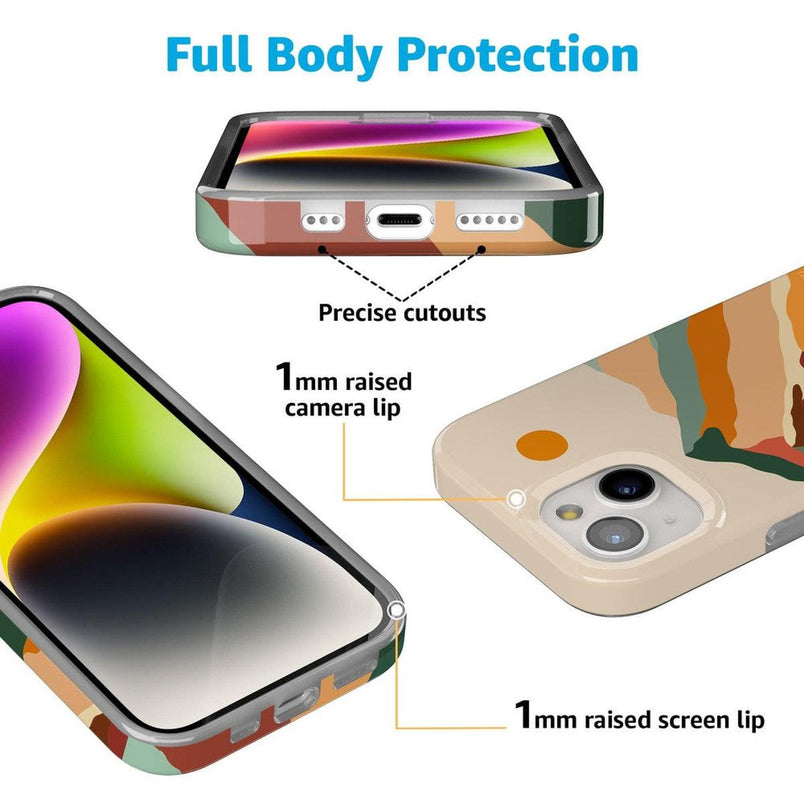 Magic Mountain | Colorblock Case iPhone Case get.casely 