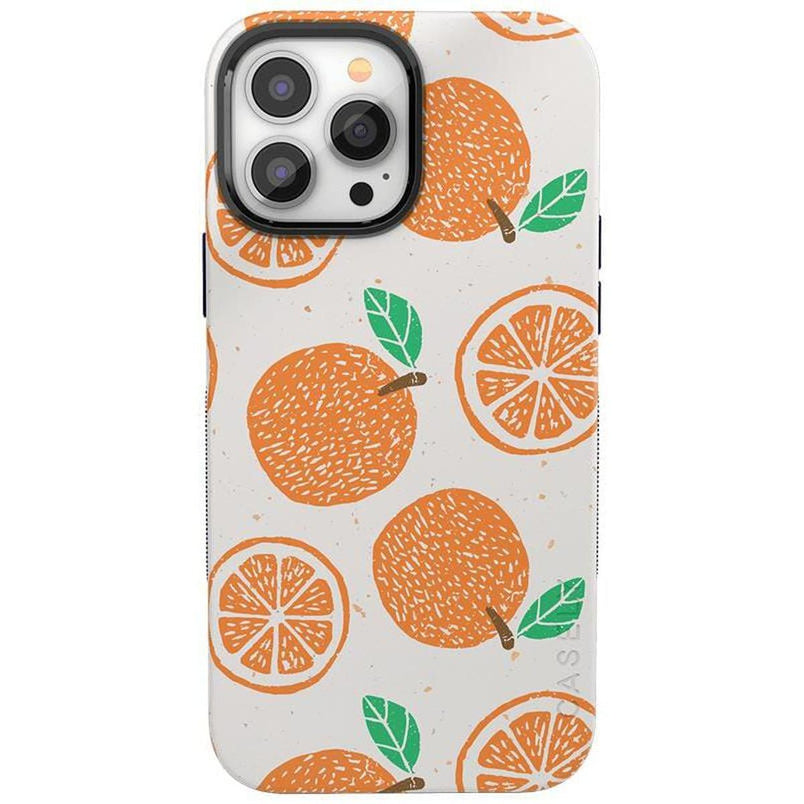 Main Squeeze | Orange Stamped Case iPhone Case get.casely Bold + MagSafe® iPhone 13 Pro