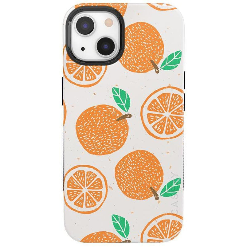 Main Squeeze | Orange Stamped Case iPhone Case get.casely Bold + MagSafe® iPhone 13