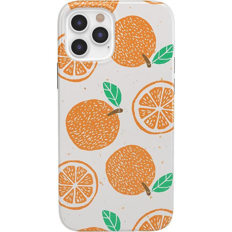 Main Squeeze | Orange Stamped Case iPhone Case get.casely Classic iPhone 12 Pro Max