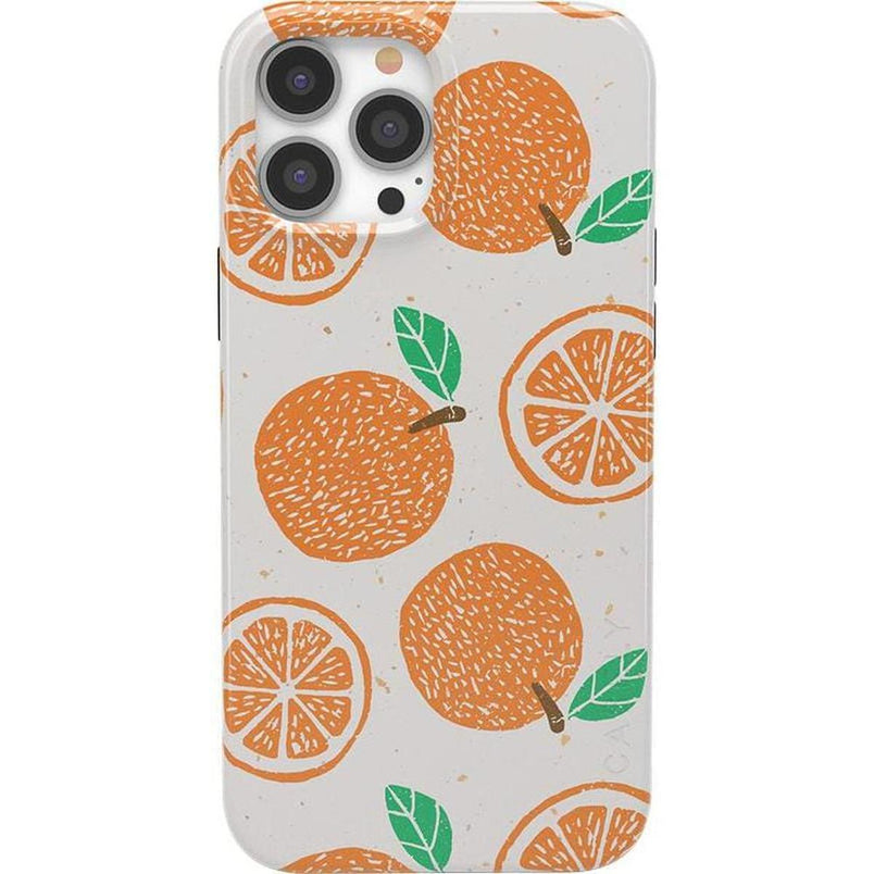 Main Squeeze | Orange Stamped Case iPhone Case get.casely Classic + MagSafe® iPhone 13 Pro