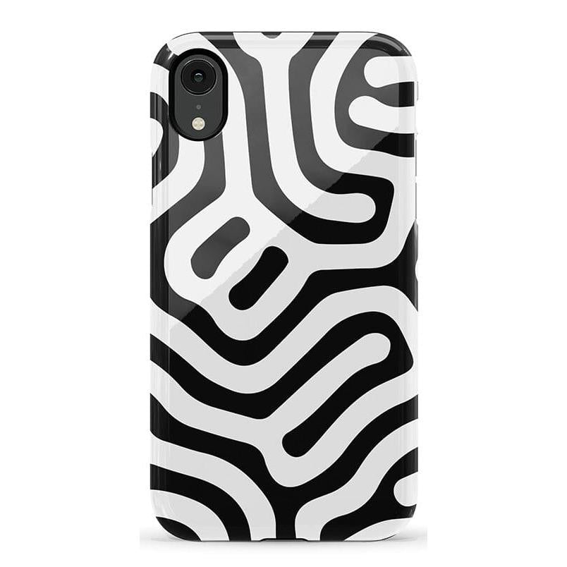 Maze | High Contrast Design Case Phone Case Casetry Essential iPhone XR 