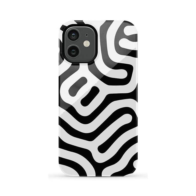 Maze | High Contrast Design Case Phone Case Casetry Essential iPhone 12 Mini
