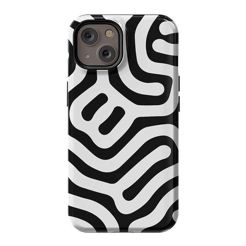 Maze | High Contrast Design Case Phone Case Casetry Essential + MagSafe® iPhone 14