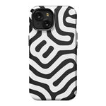 Maze | High Contrast Design Case Phone Case Casetry Essential + MagSafe® iPhone 15