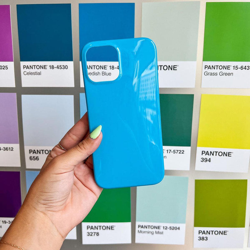 Miami Cabana | Solid Neon Blue Case iPhone Case get.casely 