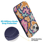 Midnight Color Splash | Abstract Retro Case iPhone Case get.casely