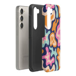Midnight Color Splash | Abstract Retro Samsung Case Samsung Case Casetry