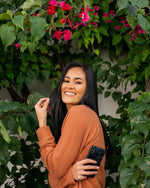 Midnight Marble | Black & Navy Case iPhone Case get.casely 