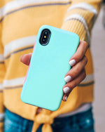 Mint Green on Pink | Ultra-Protective Bold Case iPhone Case get.casely 
