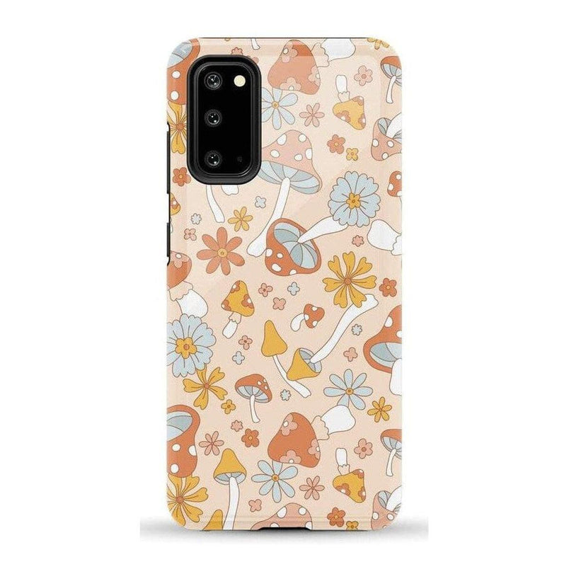 Mushroom Magic | Retro Floral Samsung Case Samsung Case Casetry Galaxy S20