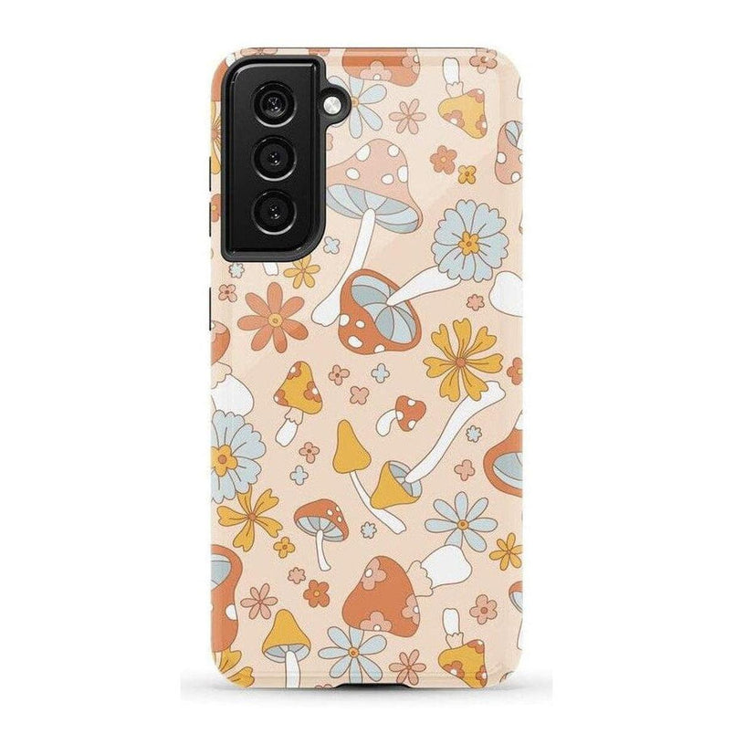 Mushroom Magic | Retro Floral Samsung Case Samsung Case Casetry Galaxy S21