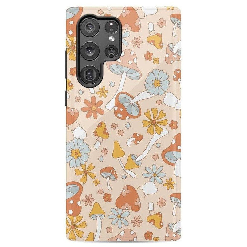 Mushroom Magic | Retro Floral Samsung Case Samsung Case Casetry Galaxy S23 Plus