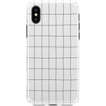 Off the Grid | White & Black Lined Case iPhone Case get.casely Classic iPhone XS Max 