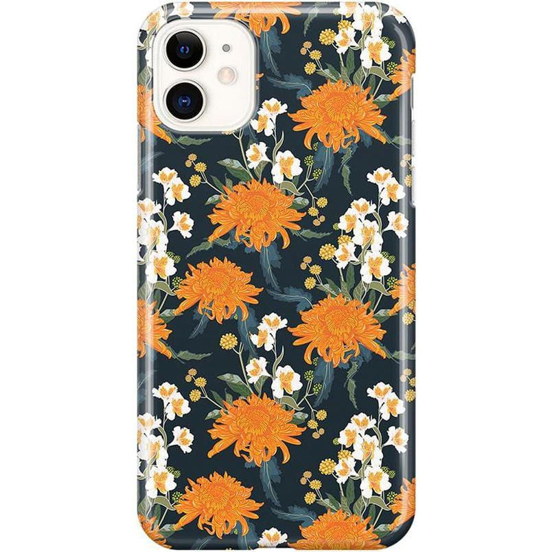 Off Tropic Floral | Exotic Orange Flower Case iPhone Case get.casely Classic iPhone 11 