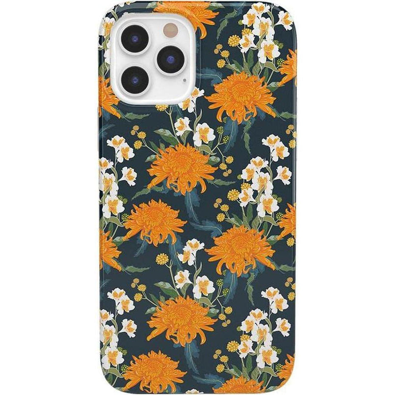 Off Tropic Floral | Exotic Orange Flower Case iPhone Case get.casely Classic iPhone 12 Pro 