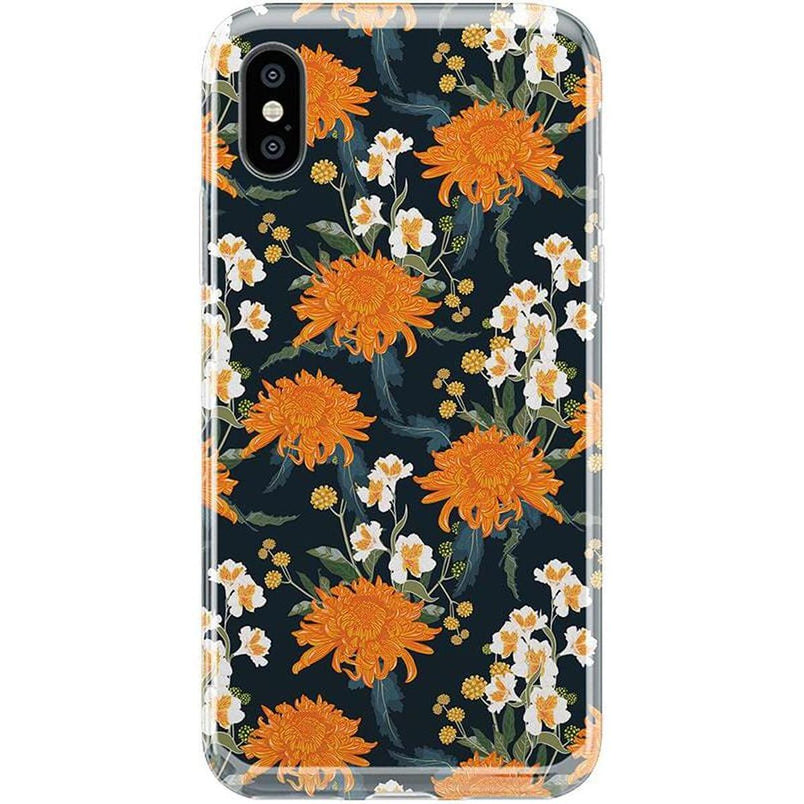 Off Tropic Floral | Exotic Orange Flower Case iPhone Case get.casely Classic iPhone XS Max 