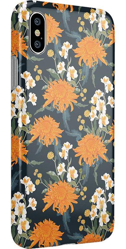 Off Tropic Floral | Exotic Orange Flower Case iPhone Case get.casely 