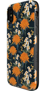 Off Tropic Floral | Exotic Orange Flower Case iPhone Case get.casely 