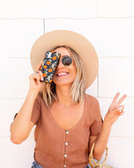 Off Tropic Floral | Exotic Orange Flower Case iPhone Case get.casely 