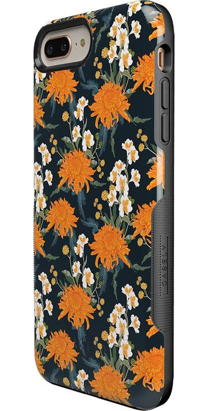 Off Tropic Floral | Exotic Orange Flower Case iPhone Case get.casely 