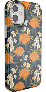 Off Tropic Floral | Exotic Orange Flower Case iPhone Case get.casely 