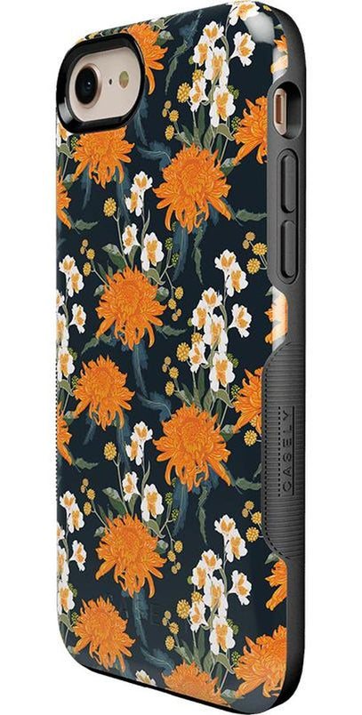 Off Tropic Floral | Exotic Orange Flower Case iPhone Case get.casely 