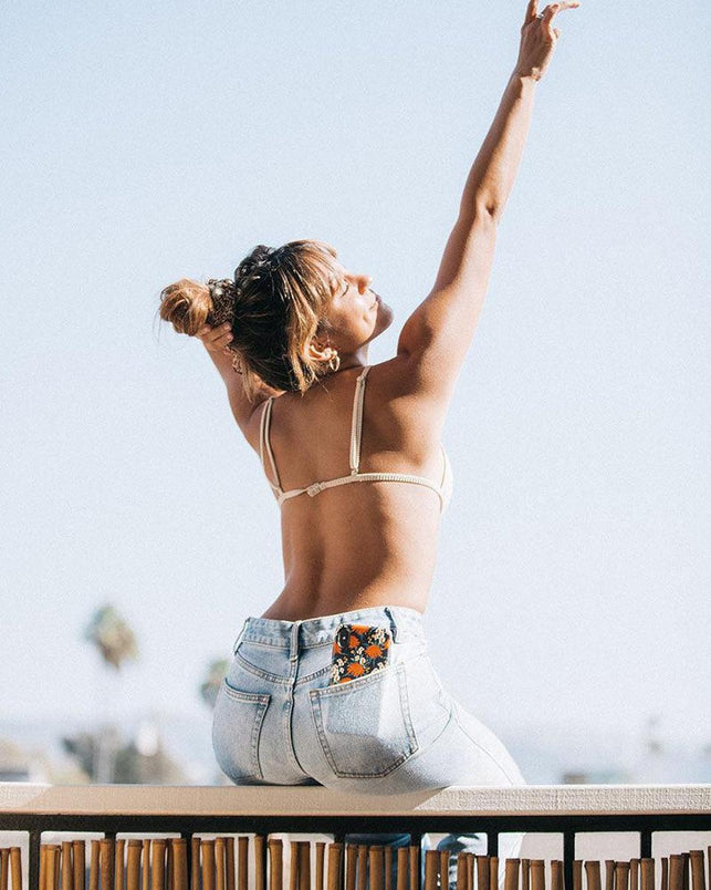 Off Tropic Floral | Exotic Orange Flower Case iPhone Case get.casely 