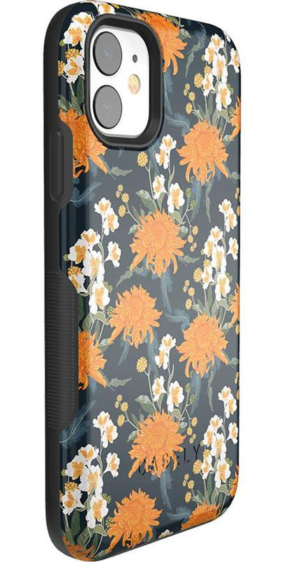 Off Tropic Floral | Exotic Orange Flower Case iPhone Case get.casely 